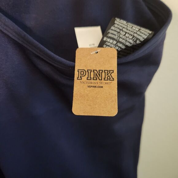 Victoria's Secret Pink Women's Seamless Workout One Piece Size XXL Navy Blue - Picture 7 of 7